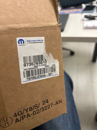 Airbag Fiat 500 Negro