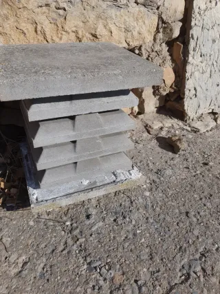 Aspirador estatico Chimenea hormigón campana gris