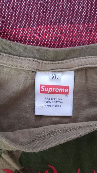 Camiseta Supreme Camuflaje