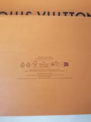 Busta shopper Louis Vuitton marrone