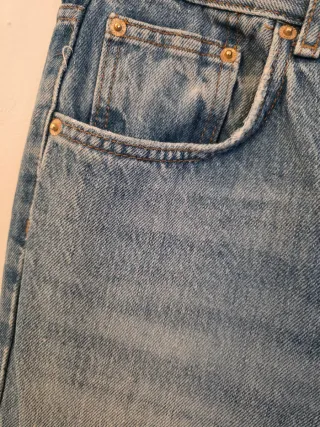 Pantalón vaquero Pull&Bear azul Talla M