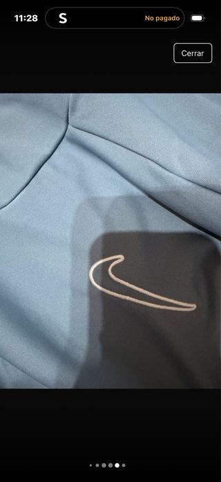 Camiseta Nike manga larga S azul