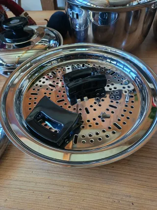 Lote 5 Ollas Montinox Acero Inoxidable