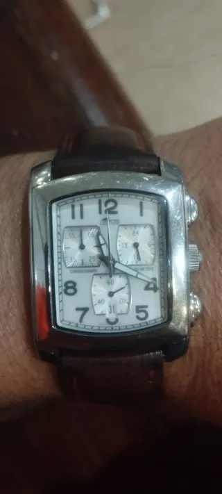 Reloj Lotus Cronógrafo Plata