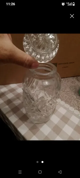 cristal tallado muy guapa