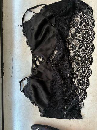 Sujetador encaje sin aros talla 54