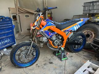 Derbi Senda Supermotard Naranja/Azul