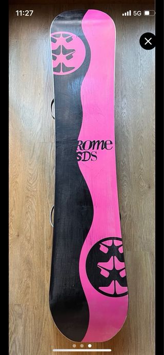 Tabla Snowboard Rome SDS 1,47 Fijaciones Rome