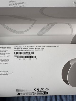 Apple Watch Series 10 42mm GPS Plata, Care +