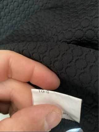 Vestito nero sportivo taglia S