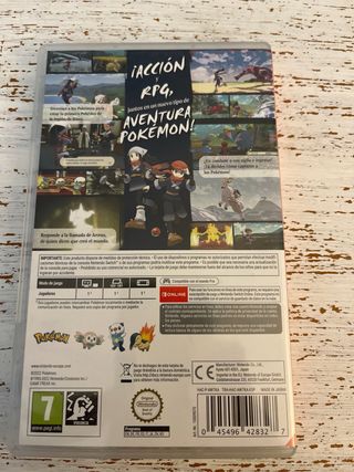 Pokémon Leyendas Arceus Nintendo Switch