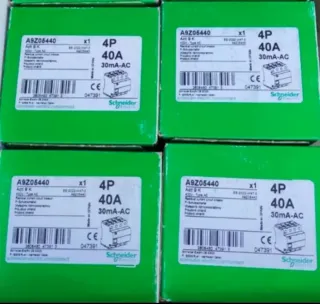 4 x Interruptor Diferencial 40A 30mA Schneider