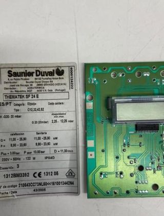 REPUESTO DESPIECE SAUNIER THEMATEK SF 24 E