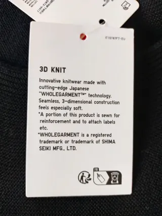 Jersey Uniqlo Punto 3D Talla S Rayas