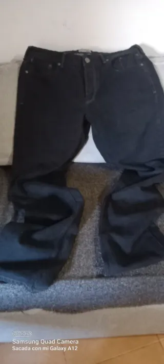 2 Pantalones Vaqueros Talla 44 Azul