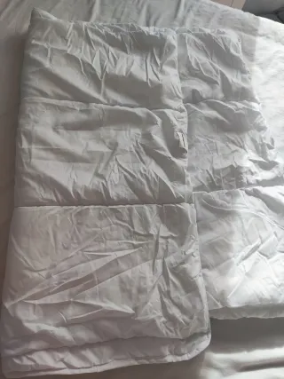 Funda nórdica cuna + relleno + 2 bajeras