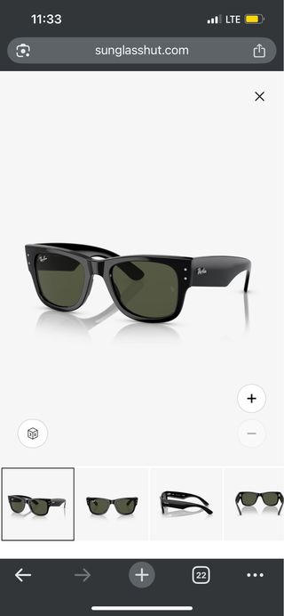 Gafas de sol Ray-Ban negras