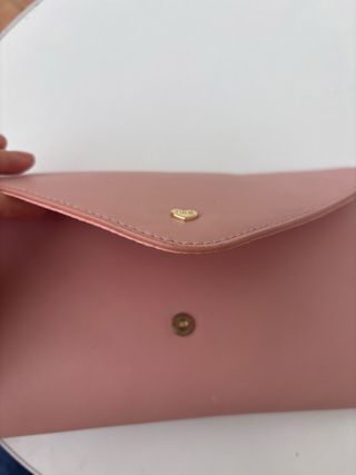 Pochette Stroilli rosa con cuore