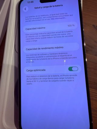 iPhone 14 Pro Max 256GB Plata - Batería 100%