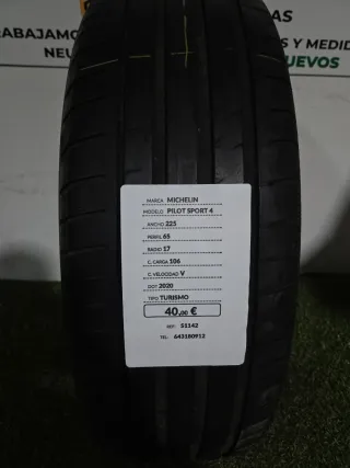 225 65 17 106V MICHELIN PILOT SPORT 4