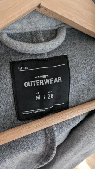 Abrigo Lefties gris mujer