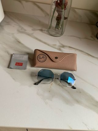 Gafas Ray-Ban Octagon Azules y Plateadas