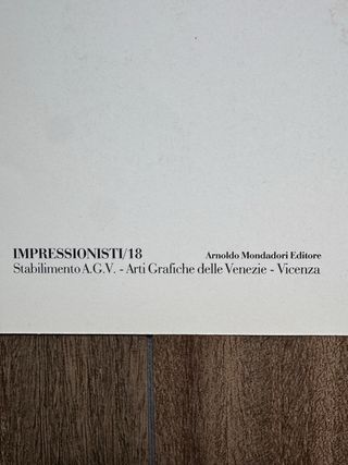 Poster Vintage Cezanne 38x29 cm La montagna