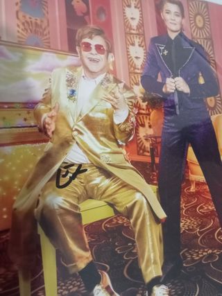 Poster autografato e CD Elton John