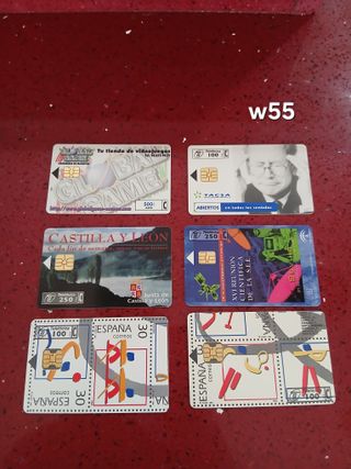 6 Carte Telefoniche Spagna