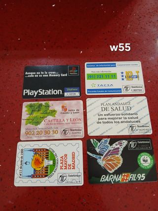 6 Carte Telefoniche Spagna