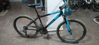 Bicicleta Btwin Montaña Azul 24 pulgadas