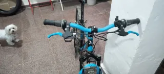 Bicicleta Btwin Montaña Azul 24 pulgadas