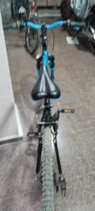 Bicicleta Btwin Montaña Azul 24 pulgadas