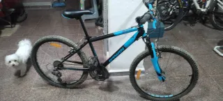 Bicicleta Btwin Montaña Azul 24 pulgadas