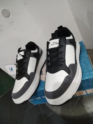 Sneakers Jomix Uomo N.43 Nero Grigio Bianco