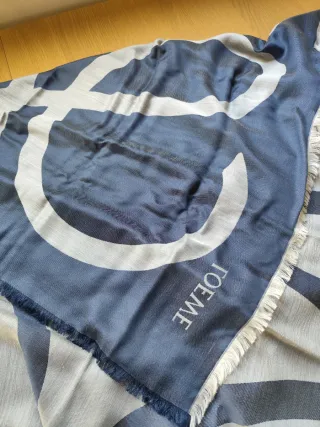 Pañuelo Loewe Azul y Gris Nuevo