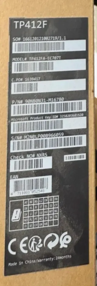 VivoBook Asus TP412F 10ª Gen Intel Core i5 8GB 512GB