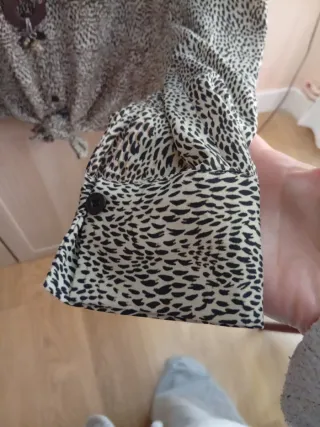 Blusa Stradivarius Talla M Animal Print