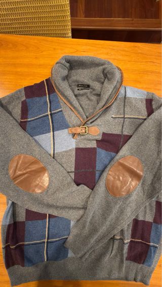 Jersey Massimo Dutti Cuello Chal Talla XXL