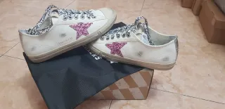Zapatillas Golden Goose Glitter Rosa Talla 38