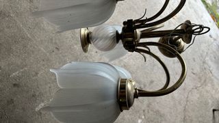 Lámpara de salón/habitación dorada