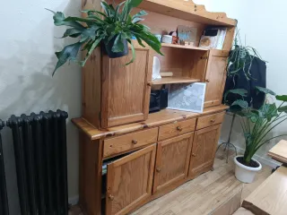 Librería Rústica Madera