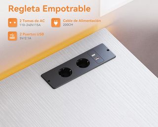 Escritorio Coleshome Blanco con Cajones