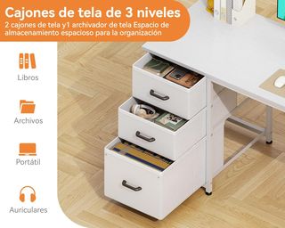 Escritorio Coleshome Blanco con Cajones