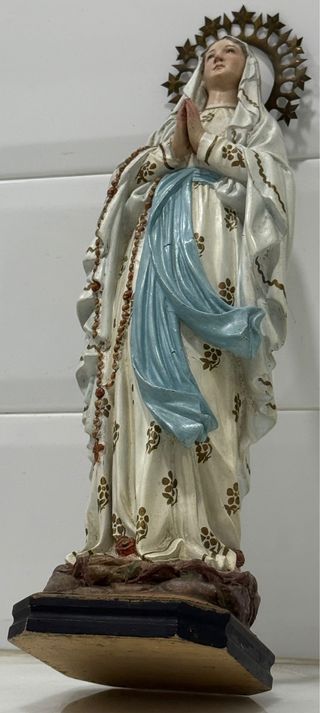 ANTIGUA VIRGEN DE LOURDES ARTE CRISTIANO OLOT