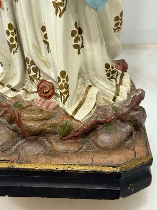 ANTIGUA VIRGEN DE LOURDES ARTE CRISTIANO OLOT