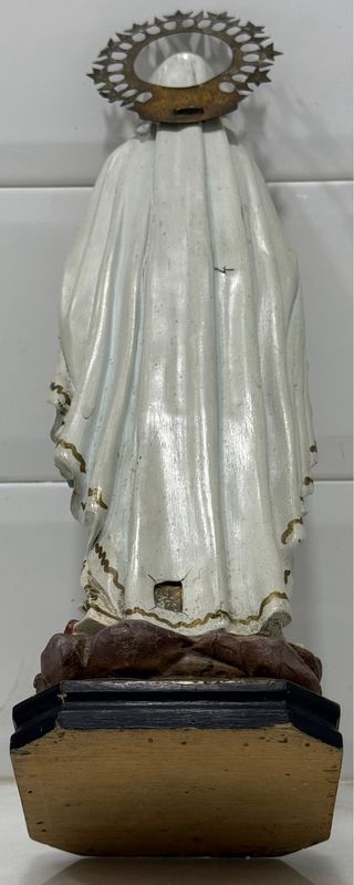ANTIGUA VIRGEN DE LOURDES ARTE CRISTIANO OLOT