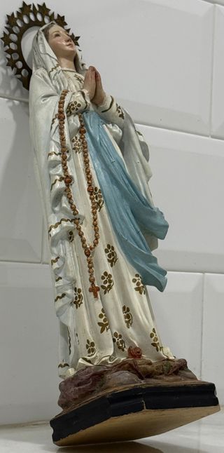 ANTIGUA VIRGEN DE LOURDES ARTE CRISTIANO OLOT