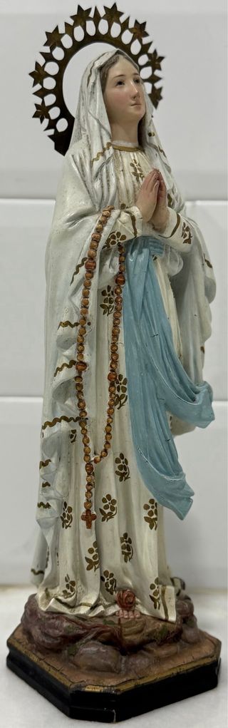 ANTIGUA VIRGEN DE LOURDES ARTE CRISTIANO OLOT
