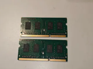 2x Módulos Memoria RAM DDR3L 2GB Transcend